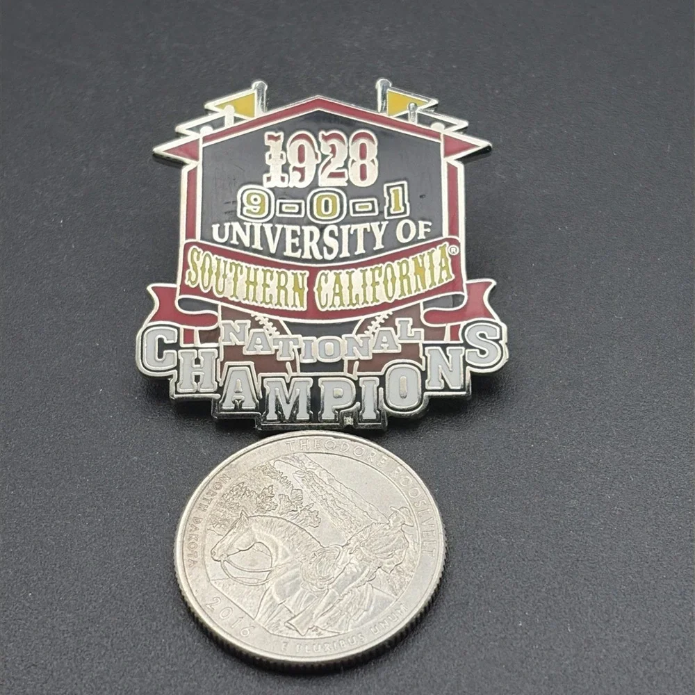University of Southern California USC Football 1928 National Champions Lapel Pin